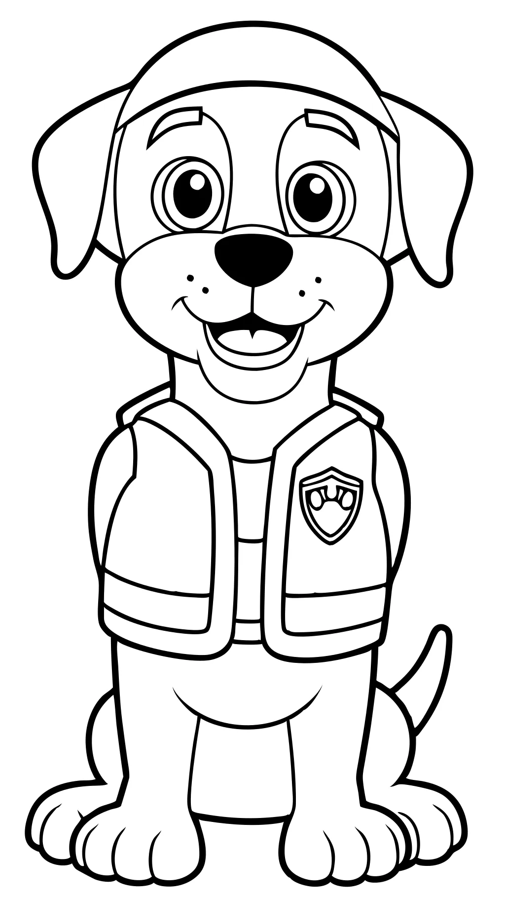 paw patrol zuma coloring pages